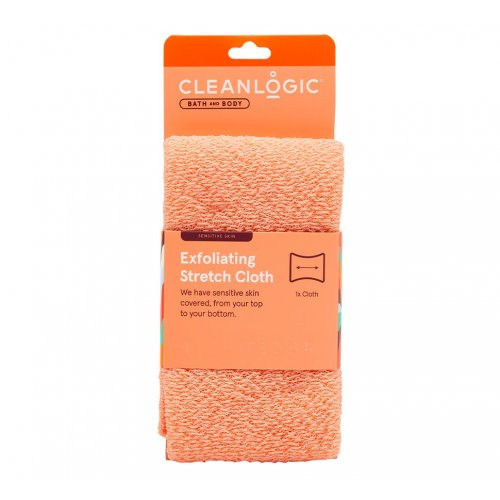 Cleanlogic Sensitive Skin Exfoliating Stretch Cloth Ištempiama kūno plaušinė Coral