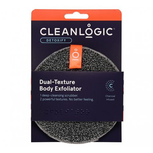 Cleanlogic Detoxify Dual-Texture Body Exfoliator Kūno šveitimo kempinė 1 vnt.