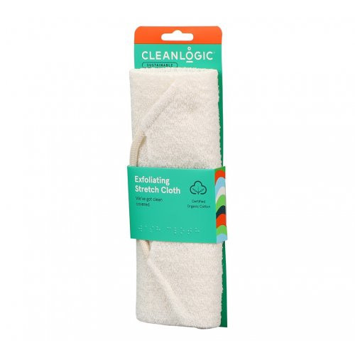 Cleanlogic Sustainable Exfoliating Stretch Cloth Ištempiama kūno plaušinė 1 vnt.