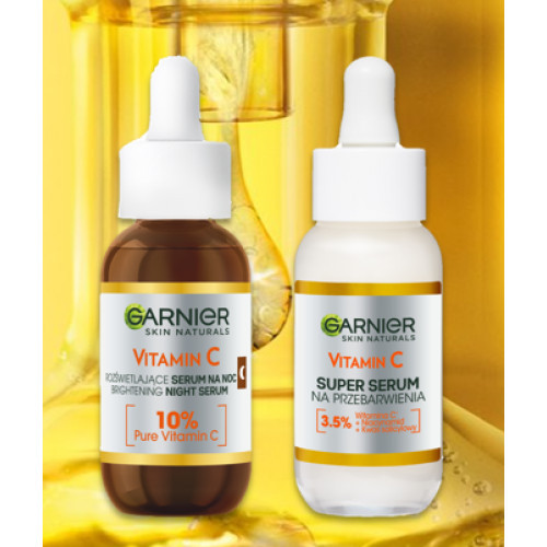 Garnier Skin Naturals Gift Set Dovanų rinkinys su dieniniu ir naktiniu vitamino C serumu