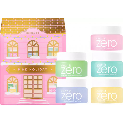 Banila Co Clean It Zero Pink Wonderland Cleansing Mini Set Veido valymo rinkinys 5x7ml